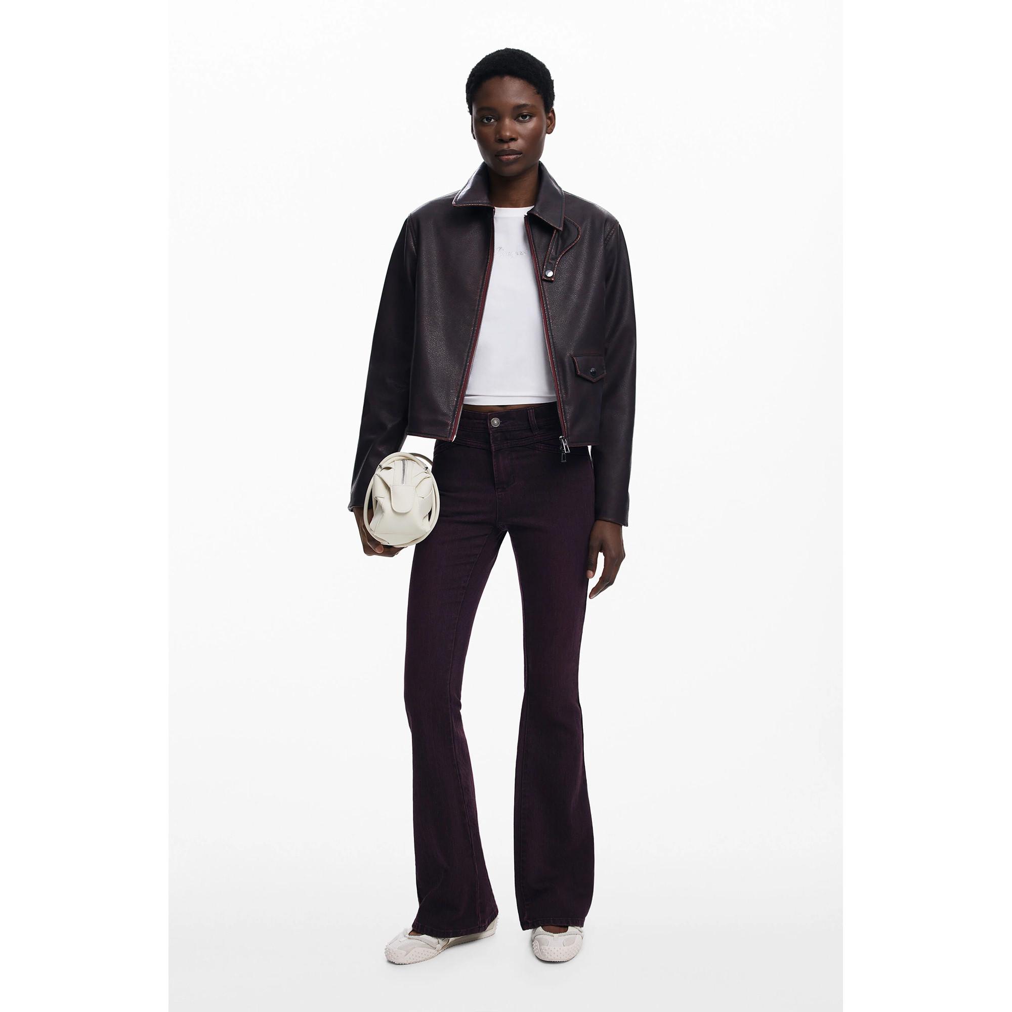 Desigual Jacke Leder-Look  