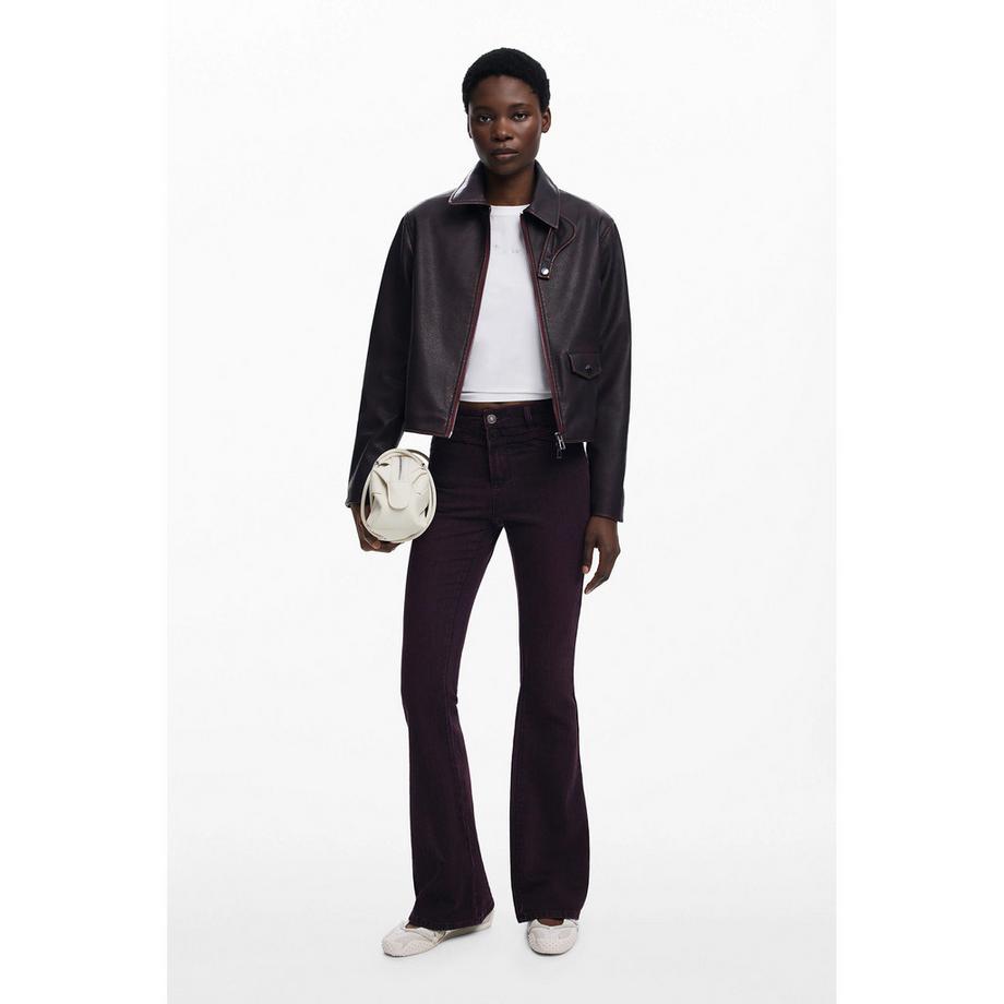 Desigual Jacke Leder-Look  
