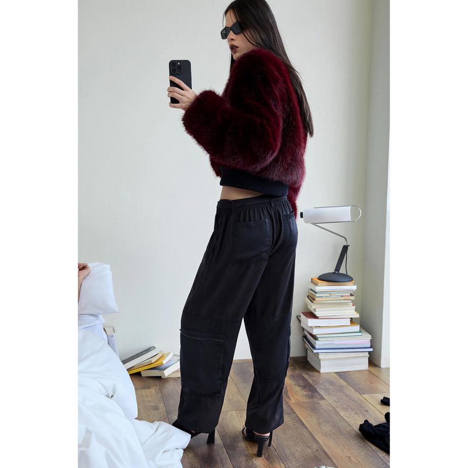 Desigual Kunstfell Bomberjacke  