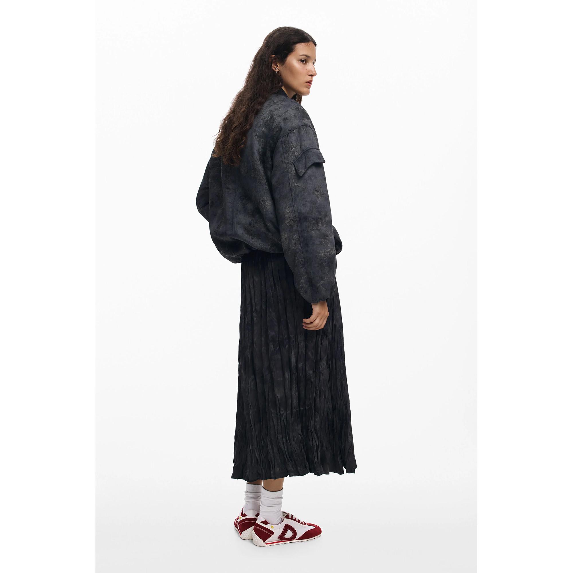 Desigual Gonna Midi Plissettata  