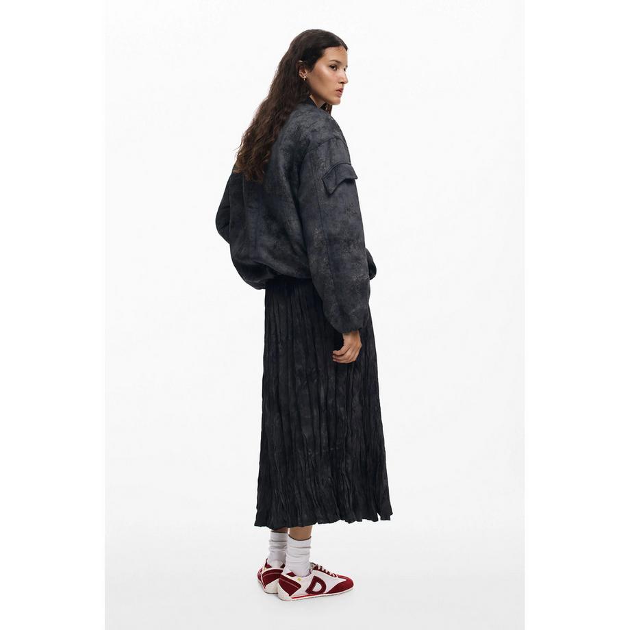 Desigual Plissierter Midirock  