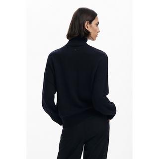 Desigual Pull Jacquard Motif Oiseaux et Fleurs  