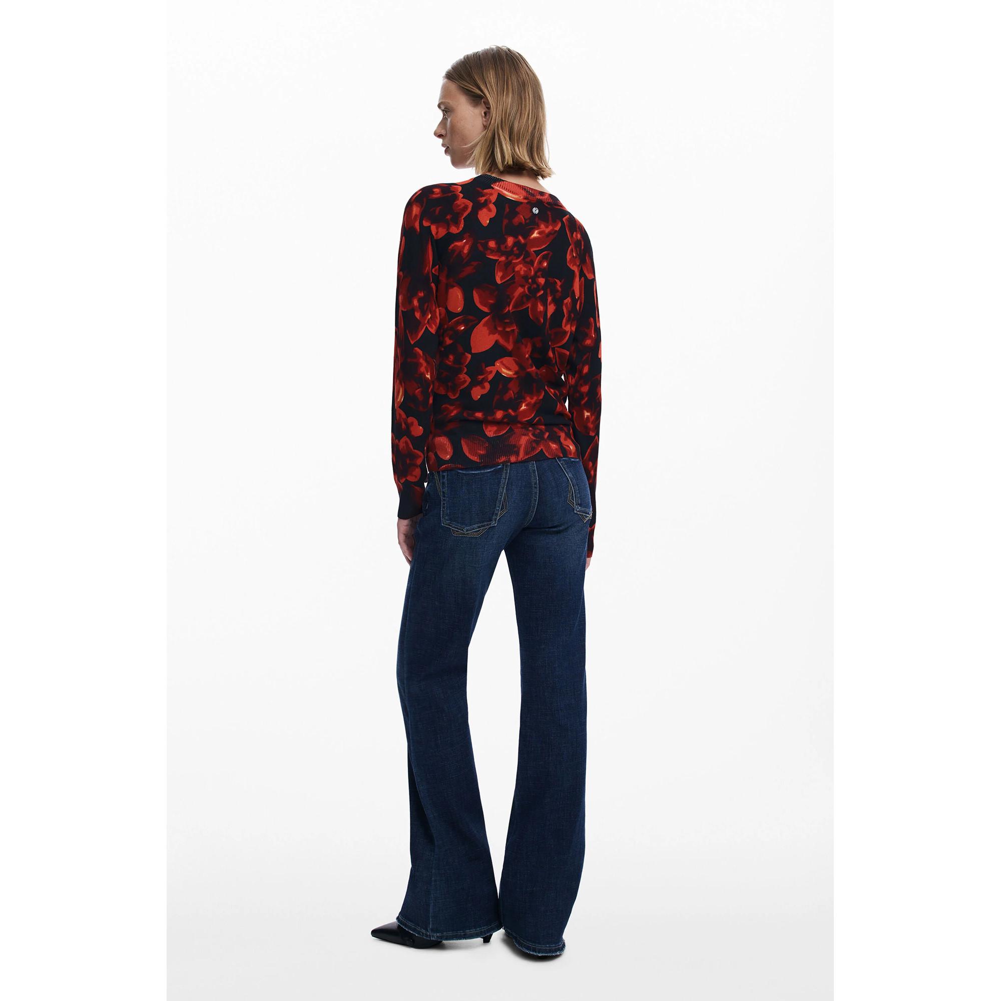Desigual Jacquard Muster Pullover  