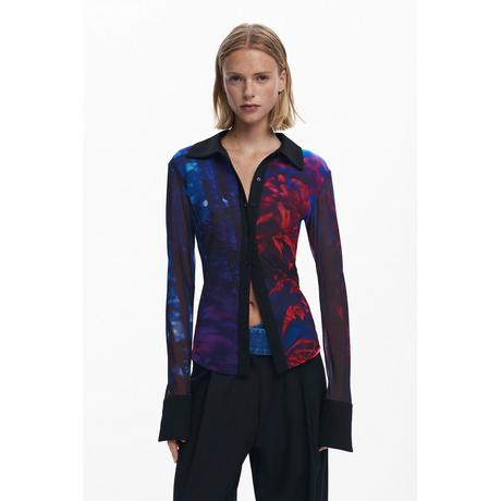 Desigual T-shirt Imprimé Col Rond  