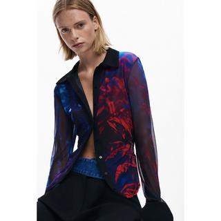 Desigual T-shirt Imprimé Col Rond  