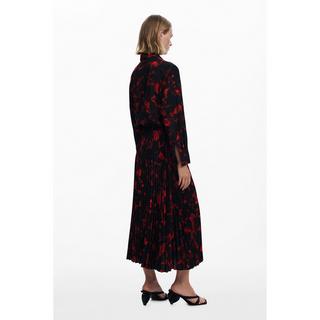 Desigual Robe Midi Plissée Imprimé Floral  