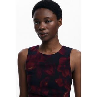 Desigual Abito Midi Scollo a V Stampa  