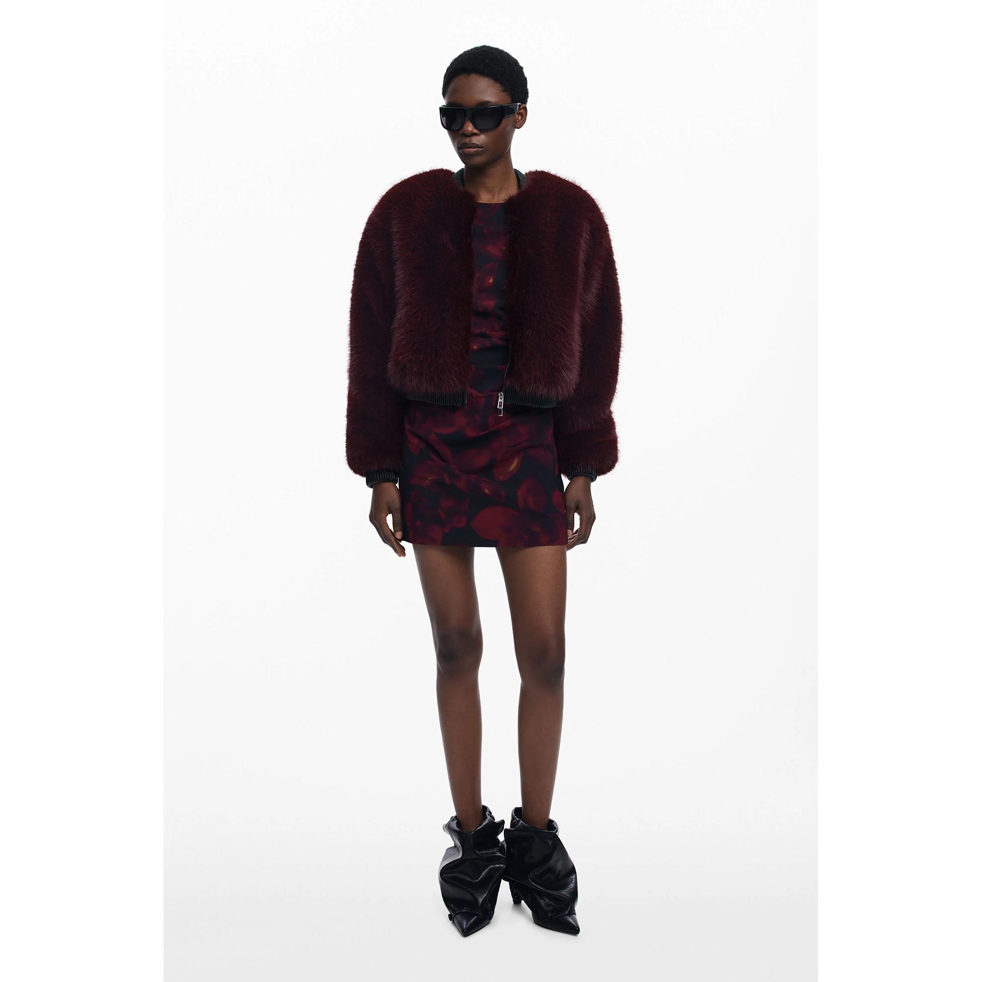 Desigual Abito Midi Scollo a V Stampa  