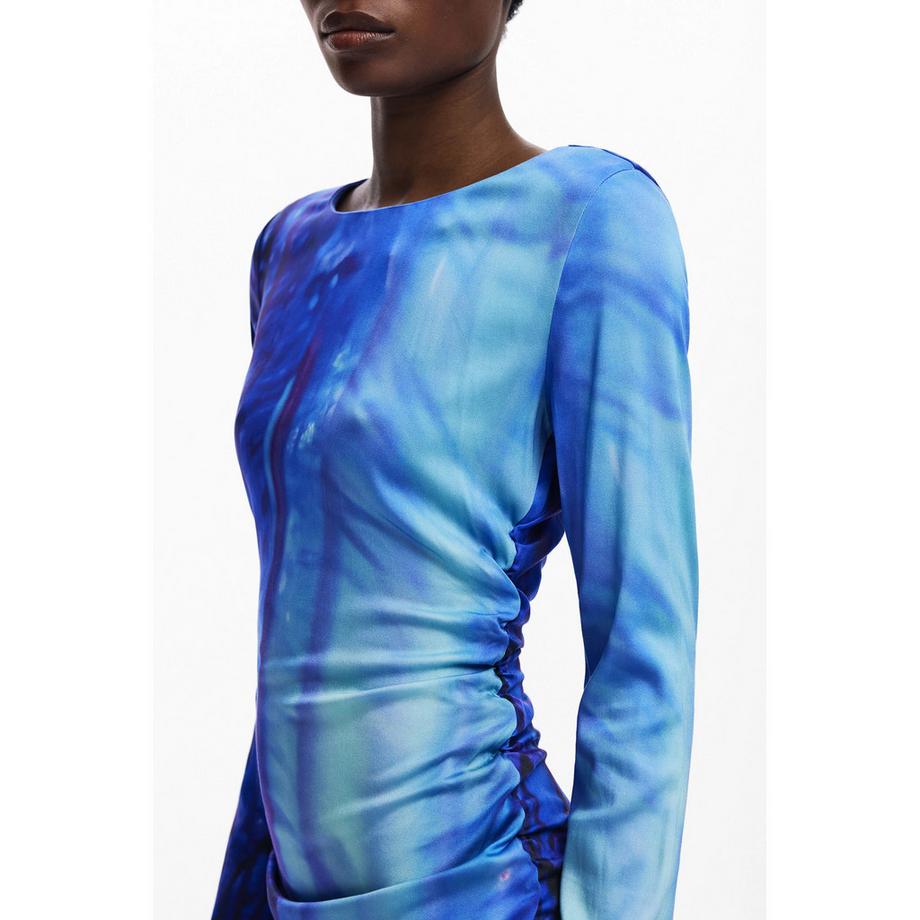 Desigual Robe Midi Manches Longues  