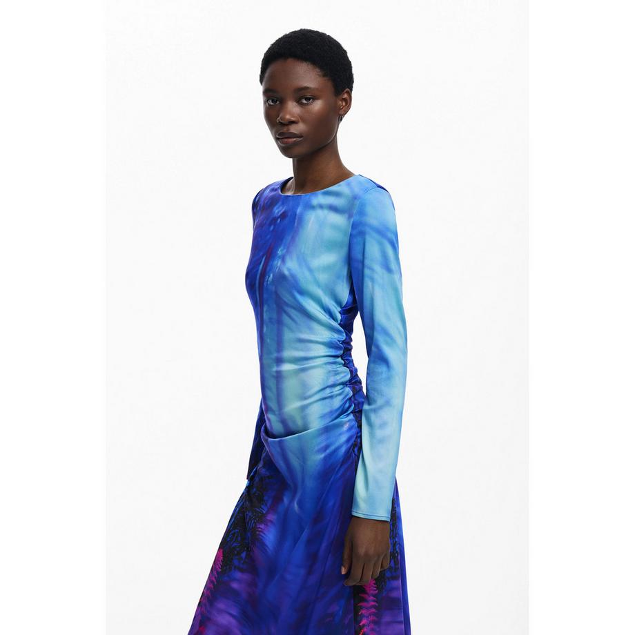 Desigual Robe Midi Manches Longues  