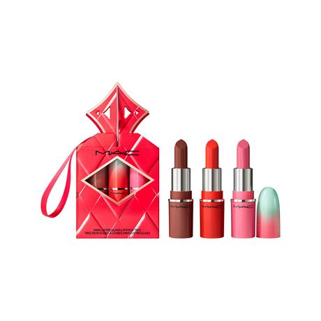 MAC Cosmetics  Wildest Gleams Mini Lustreglass Lip Trio 