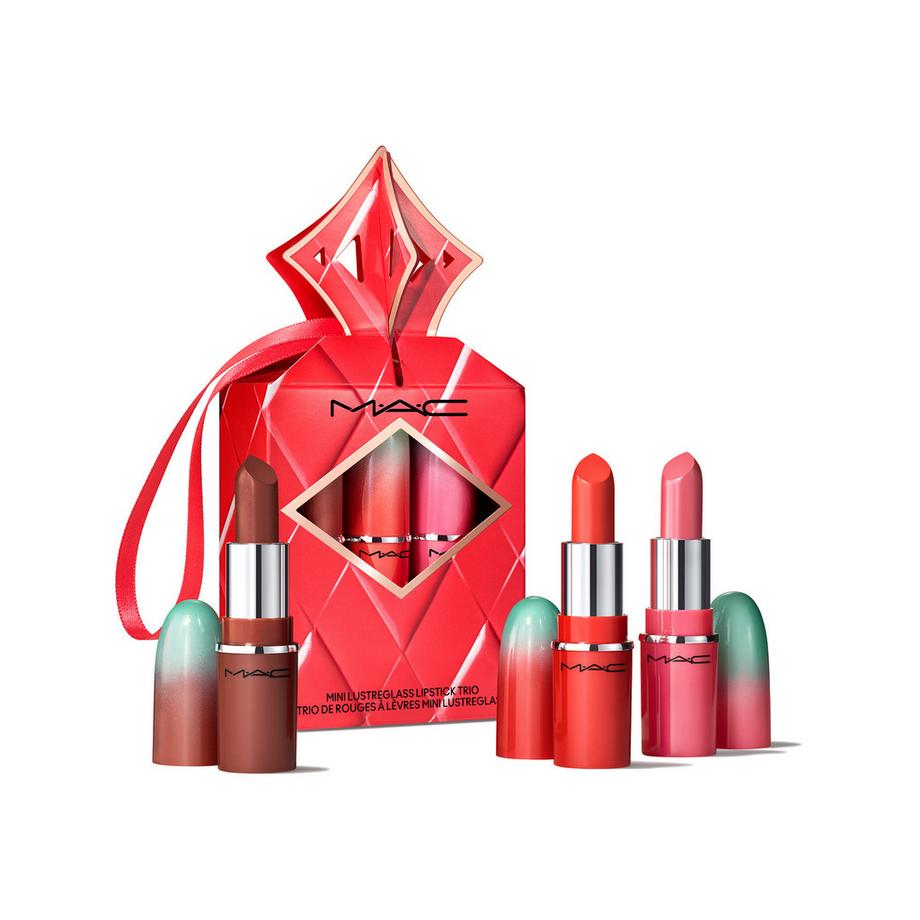 MAC Cosmetics  Wildest Gleams Mini Lustreglass Lip Trio 