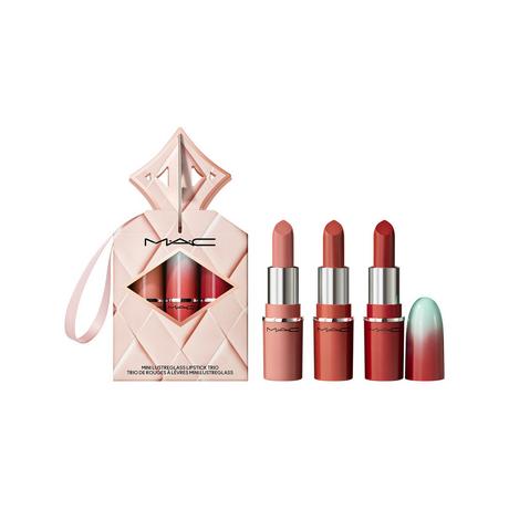 MAC Cosmetics  Wildest Gleams Mini Lusterglass Lip Trio 