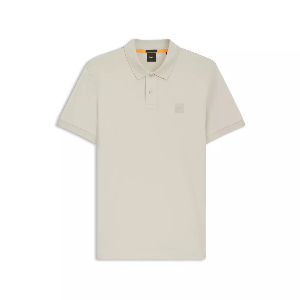 Boss Polo à Manches Courtes Passertip 10256683 Open Grey S Homme 2