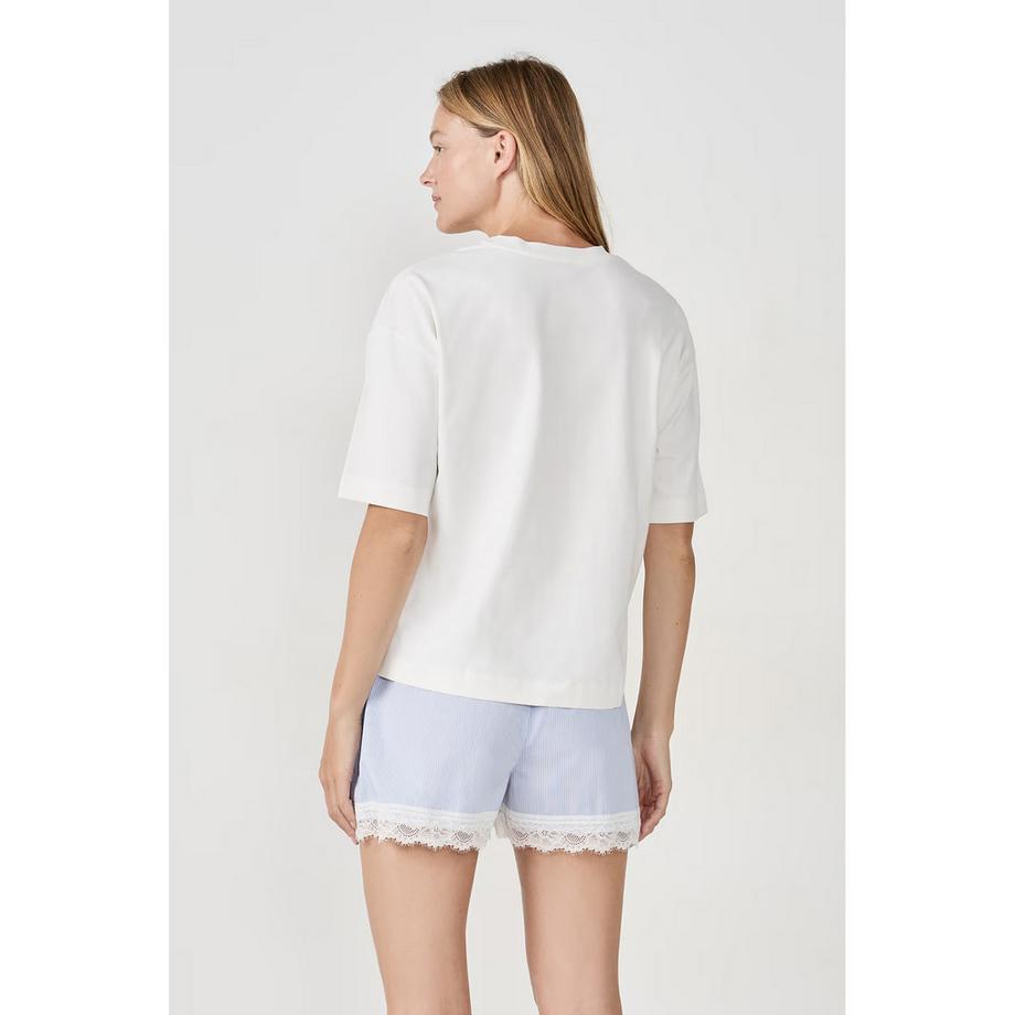 Etam T-shirt con stampa gatto  