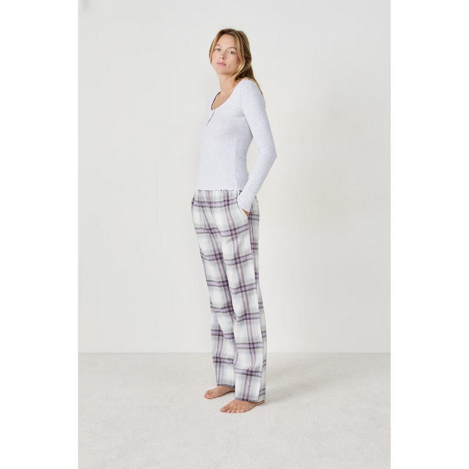 Etam T-shirt de pyjama à manches longues coupe décontractée  