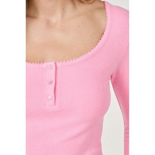 Etam Langarm Relaxed Fit T-Shirt  