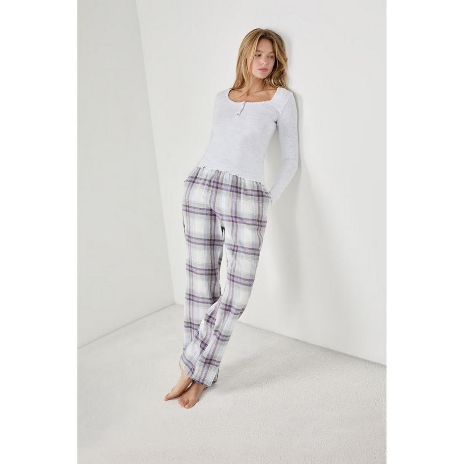 Etam Pantalon de pyjama à carreaux  