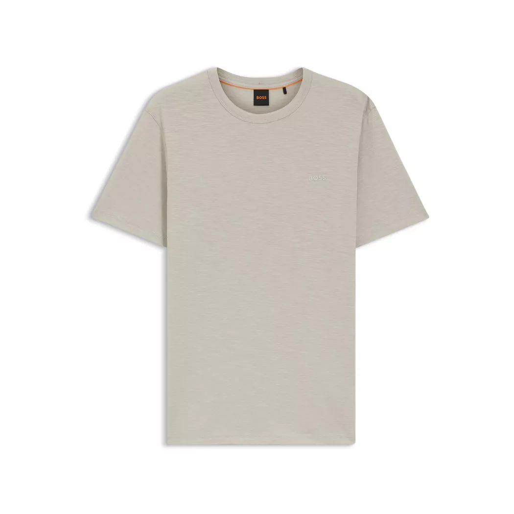 Boss T-shirt à Manches Courtes Tegood 10240843 Open Grey L Homme