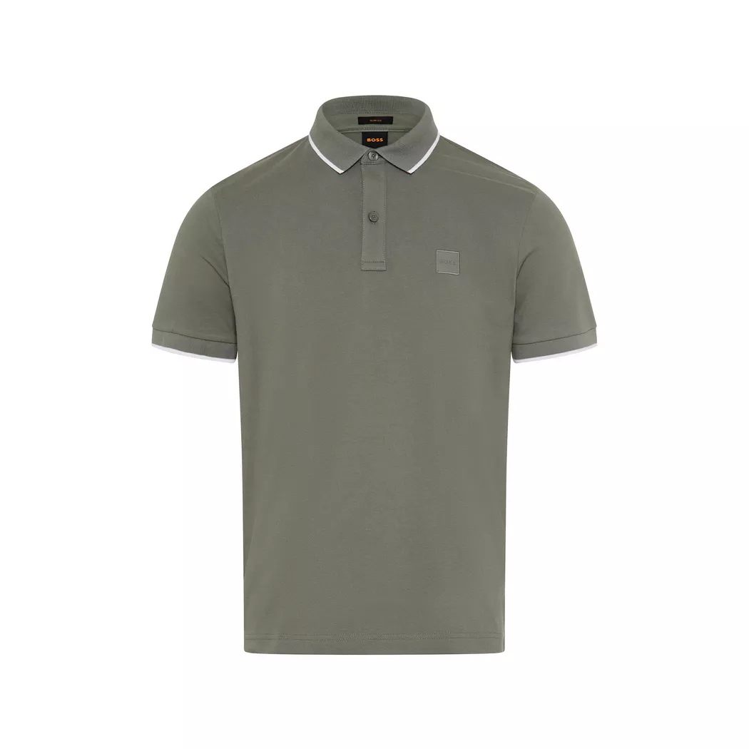 Boss Polo à Manches Courtes Passertip 10256683 Open Grey S Homme 3