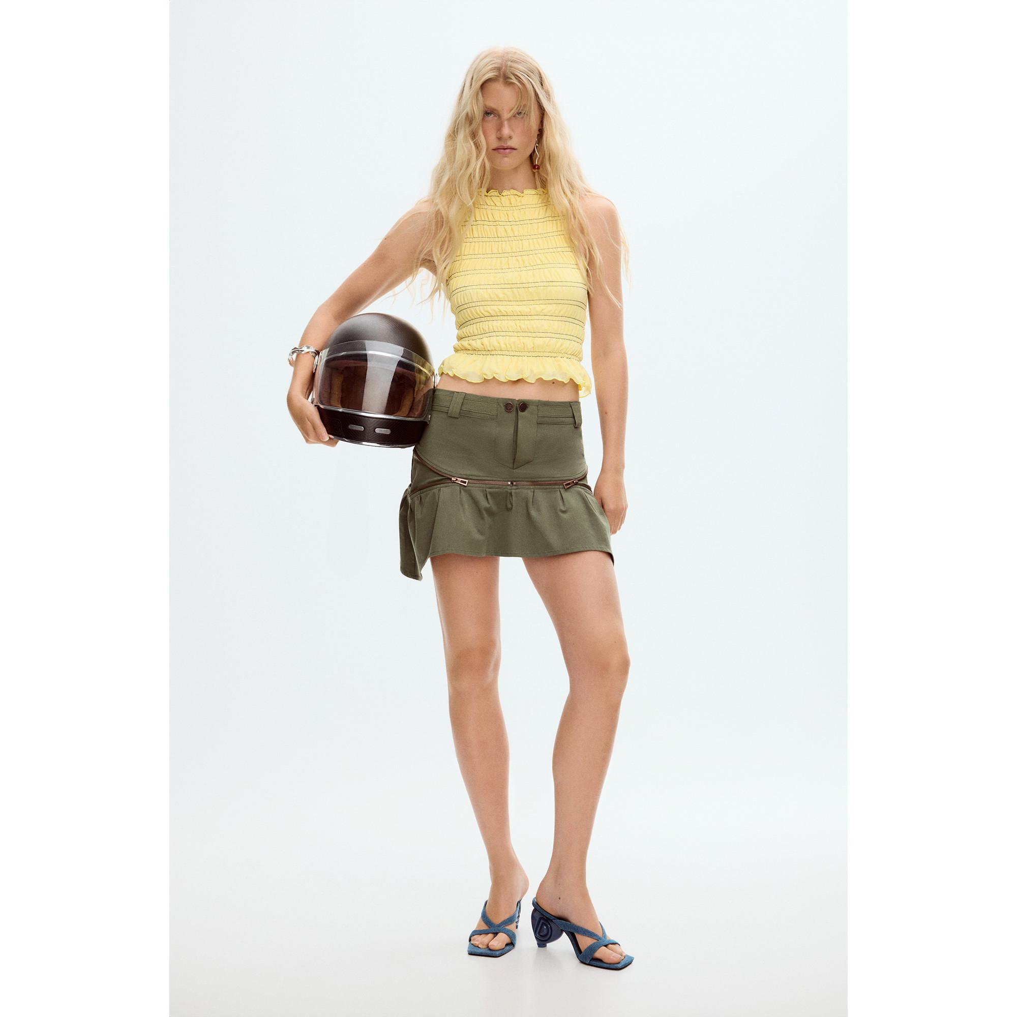 Desigual Ausgestellter Minirock  