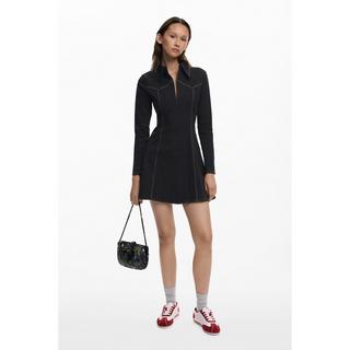 Desigual Robe Chemise Manches Longues Mini  