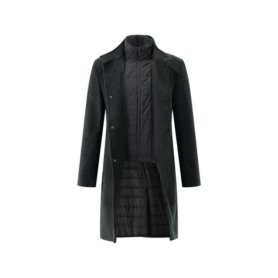 Club of Gents Manteau Col Montant Coupe Droite  
