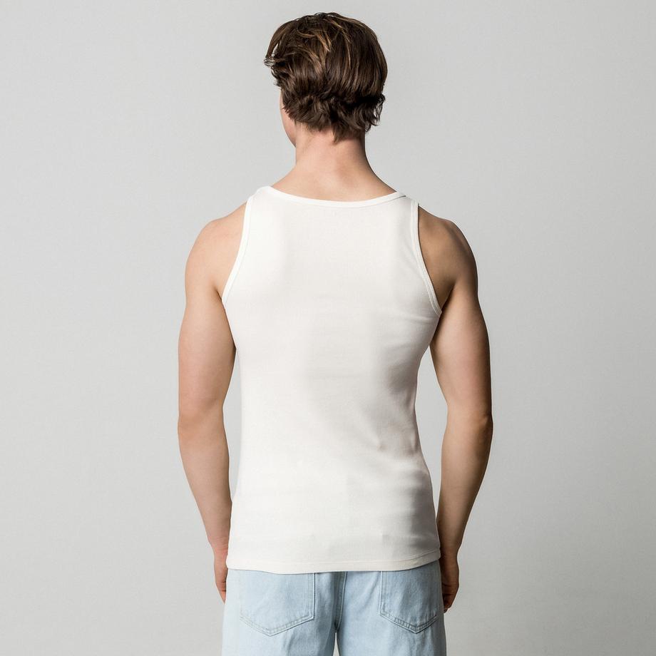 Manor Man Débardeur côtelé Regular Fit  