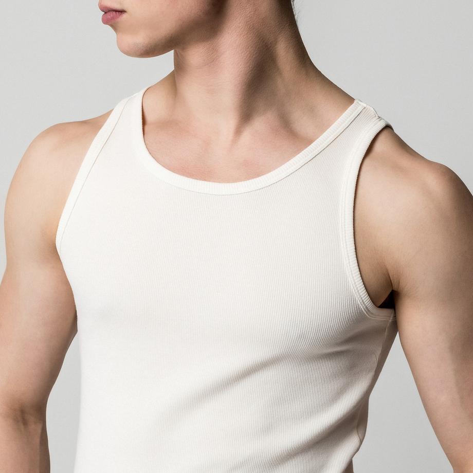 Manor Man Débardeur côtelé Regular Fit  