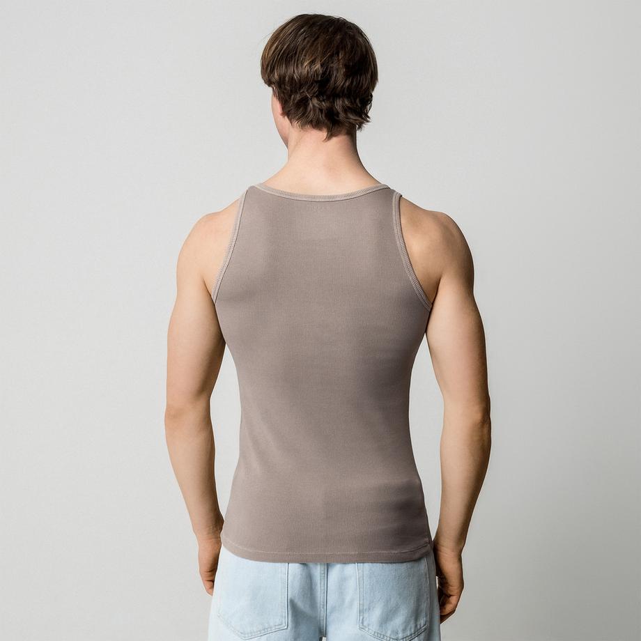 Manor Man Tank Top Rundhals  