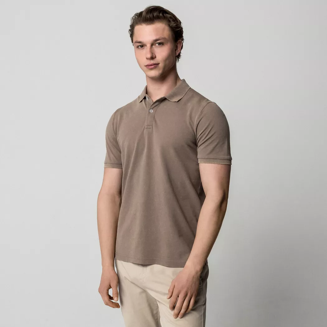 Manor Man - Polo Shirt, für Herren, Schokolade, Größe XXL