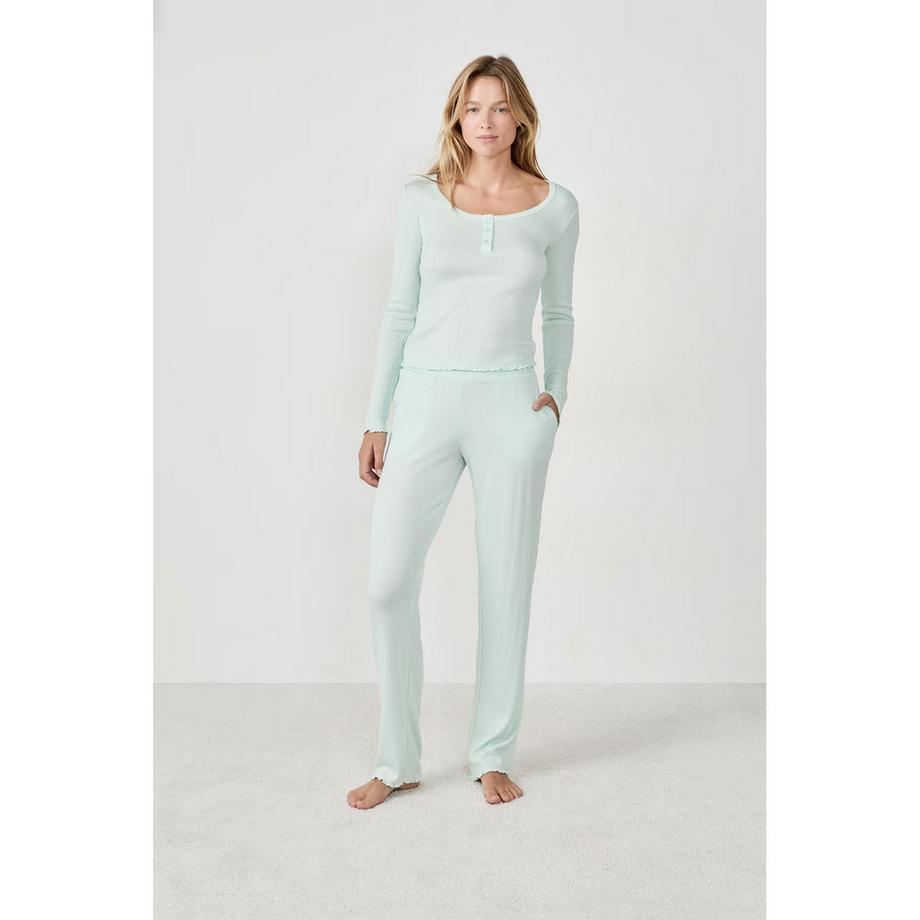 Etam Gerippte Lounge Hose  