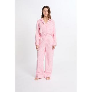 Etam Pantaloni pigiama a righe con stampa a fiocco  