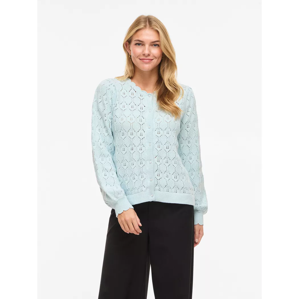 VILA - Cardigan, für Damen, Hellblau, Größe M