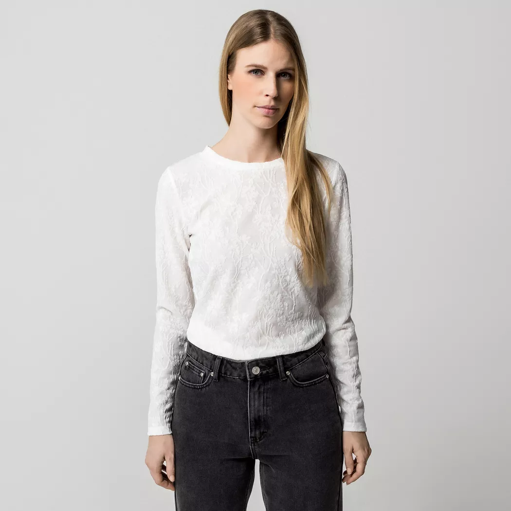 VILA - Top, für Damen, Weiss, Größe M