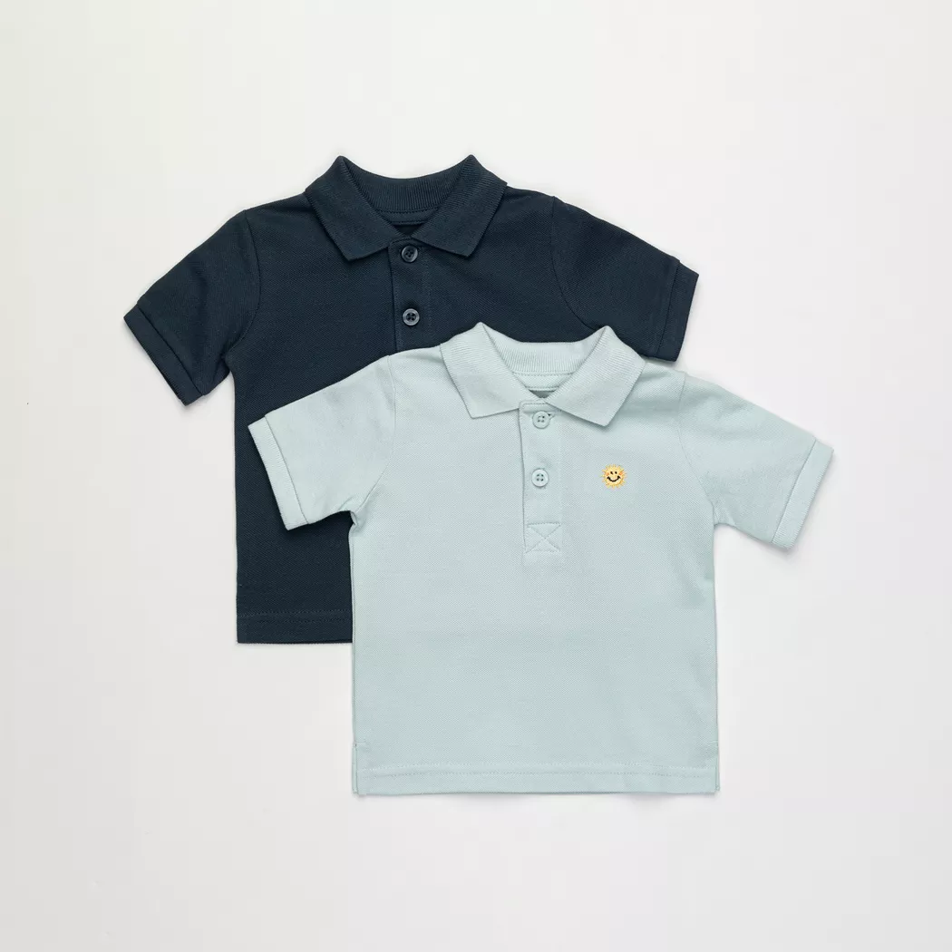 Manor Baby - Polo Shirt, 104, Blau