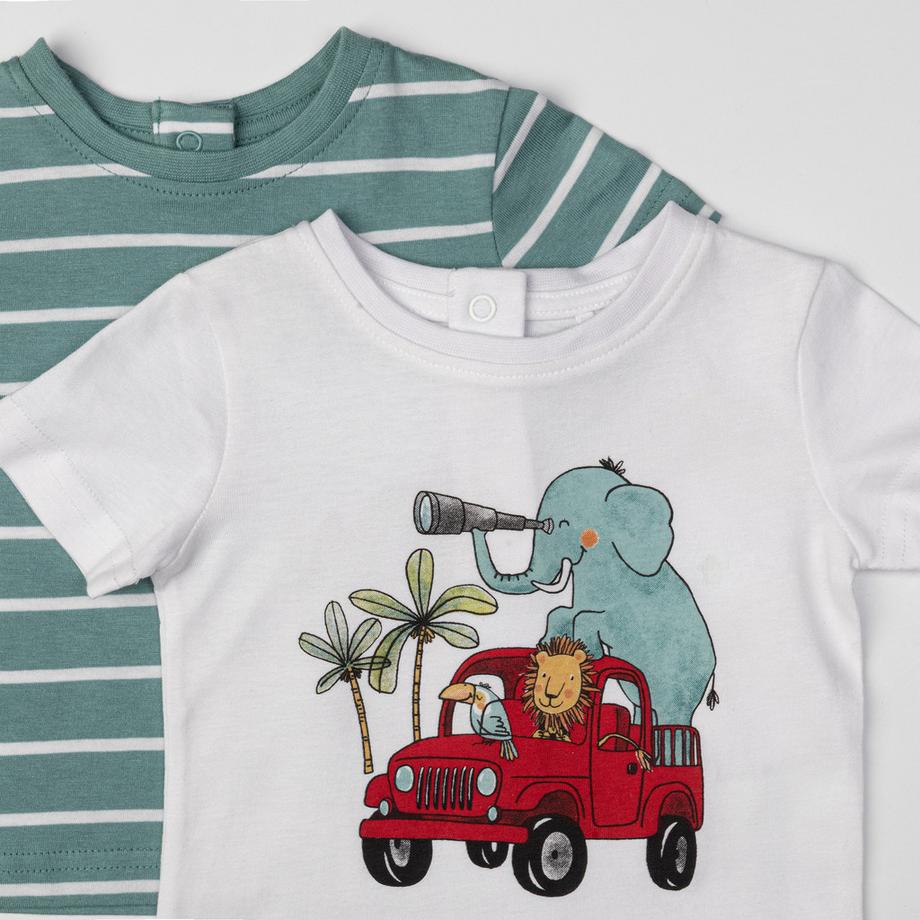 Manor Baby  Lot de 2 t-shirts, manches courtes 