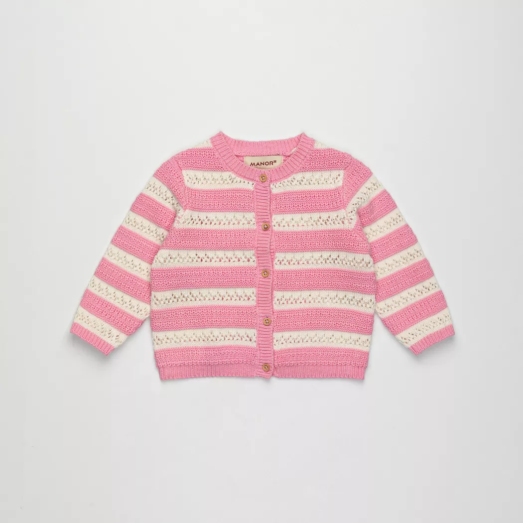Manor Baby - Cardigan, 104, Pink