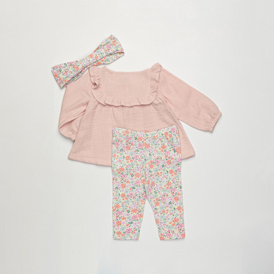 Manor Baby T-Shirt Hose und Stirnband Set  