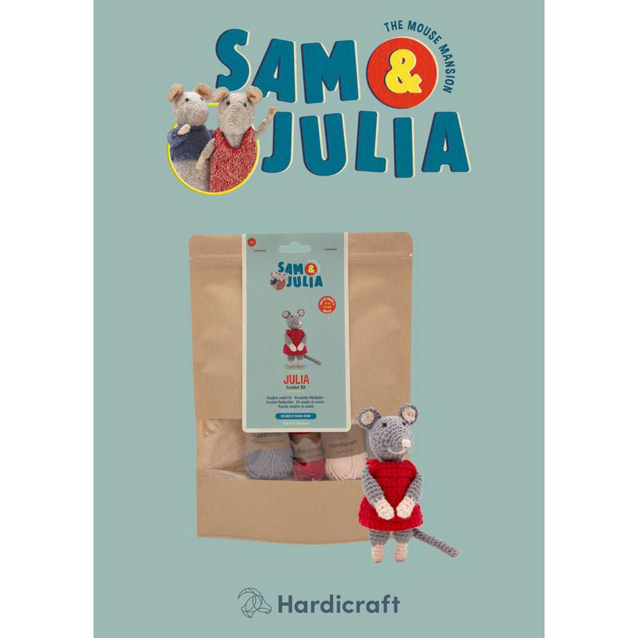 Hardicraft Set de crochet Souris Julia, env. 12 cm 