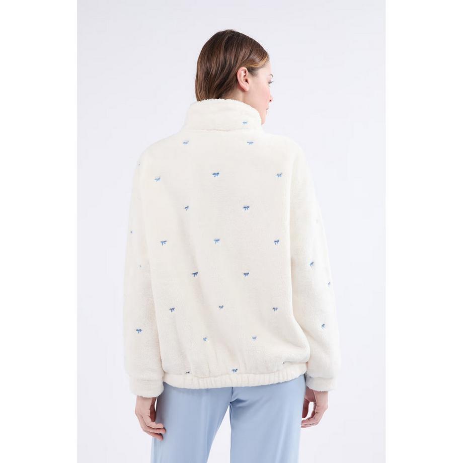 Etam Fleece Weste Schleifenmuster  