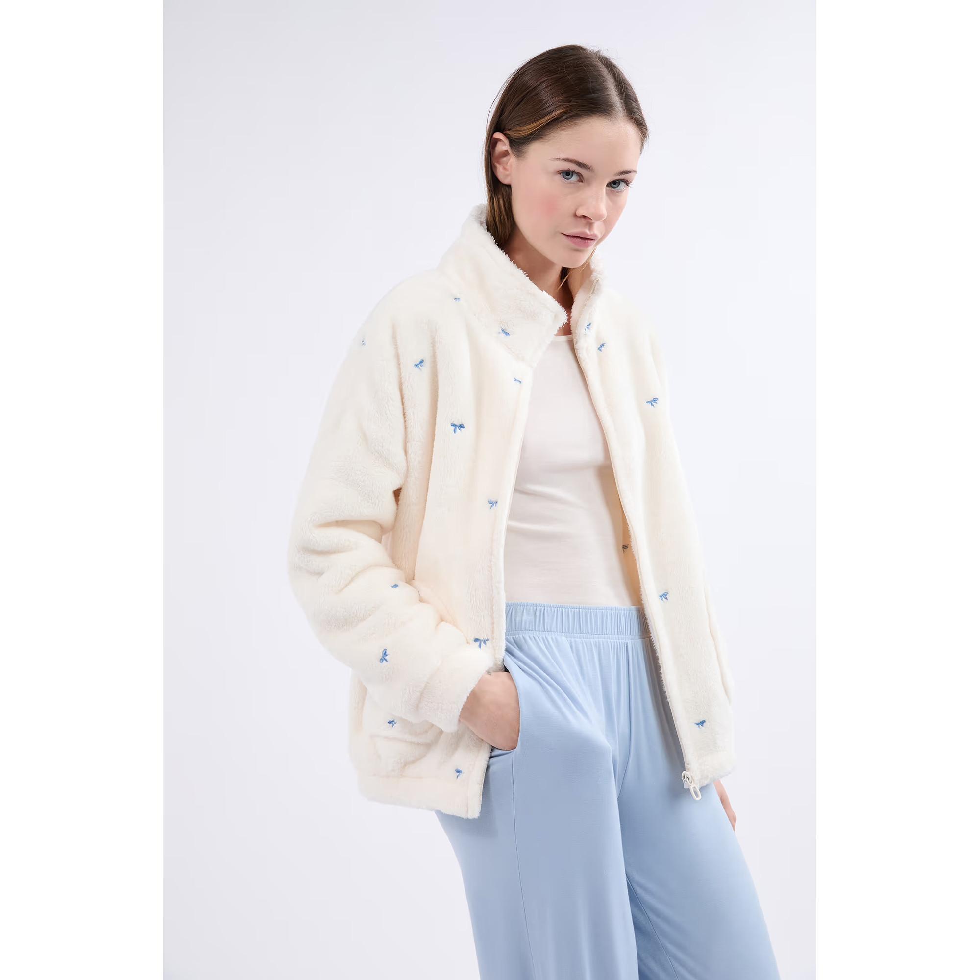 Etam Gilet Polaire Motif Nœud  