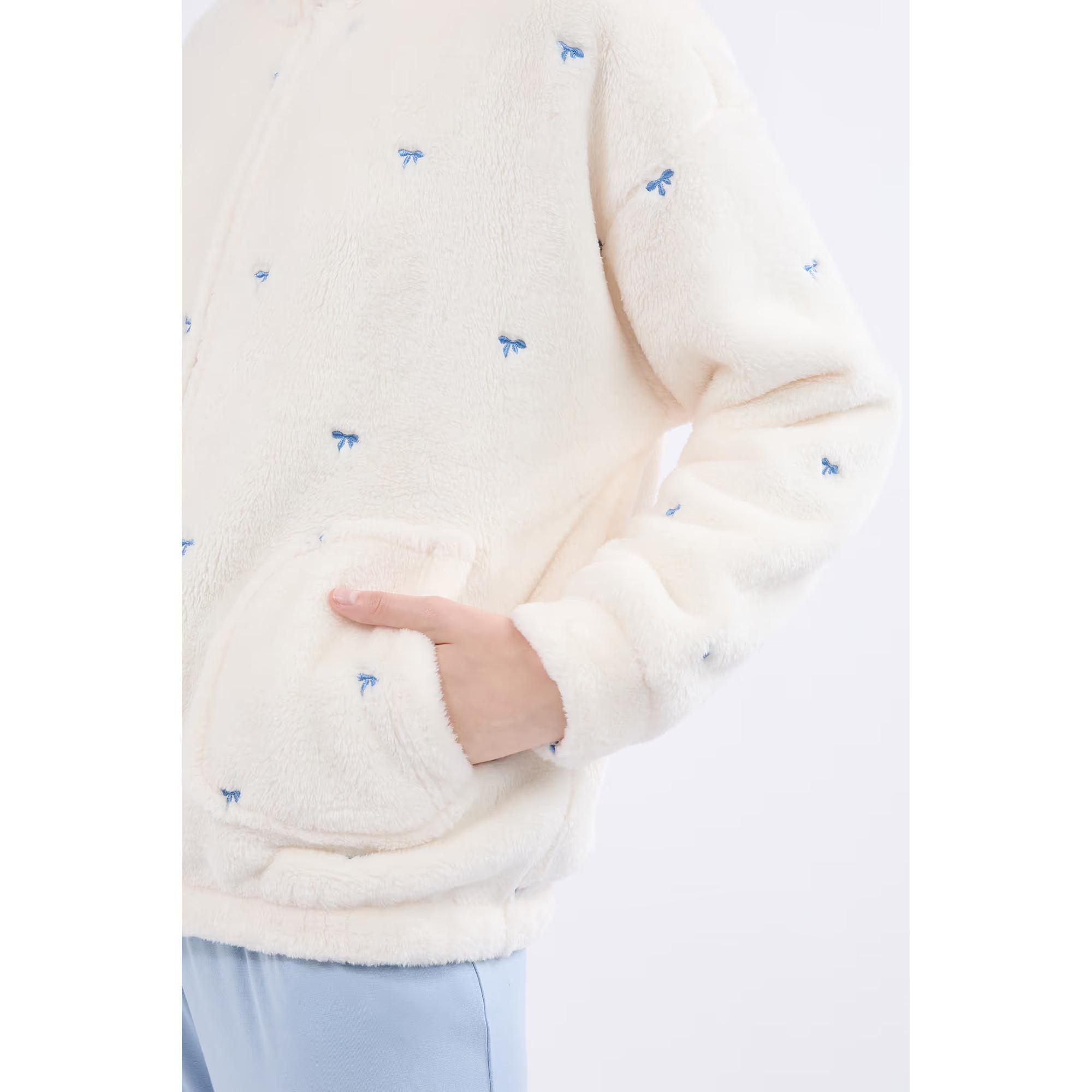 Etam Gilet Polaire Motif Nœud  