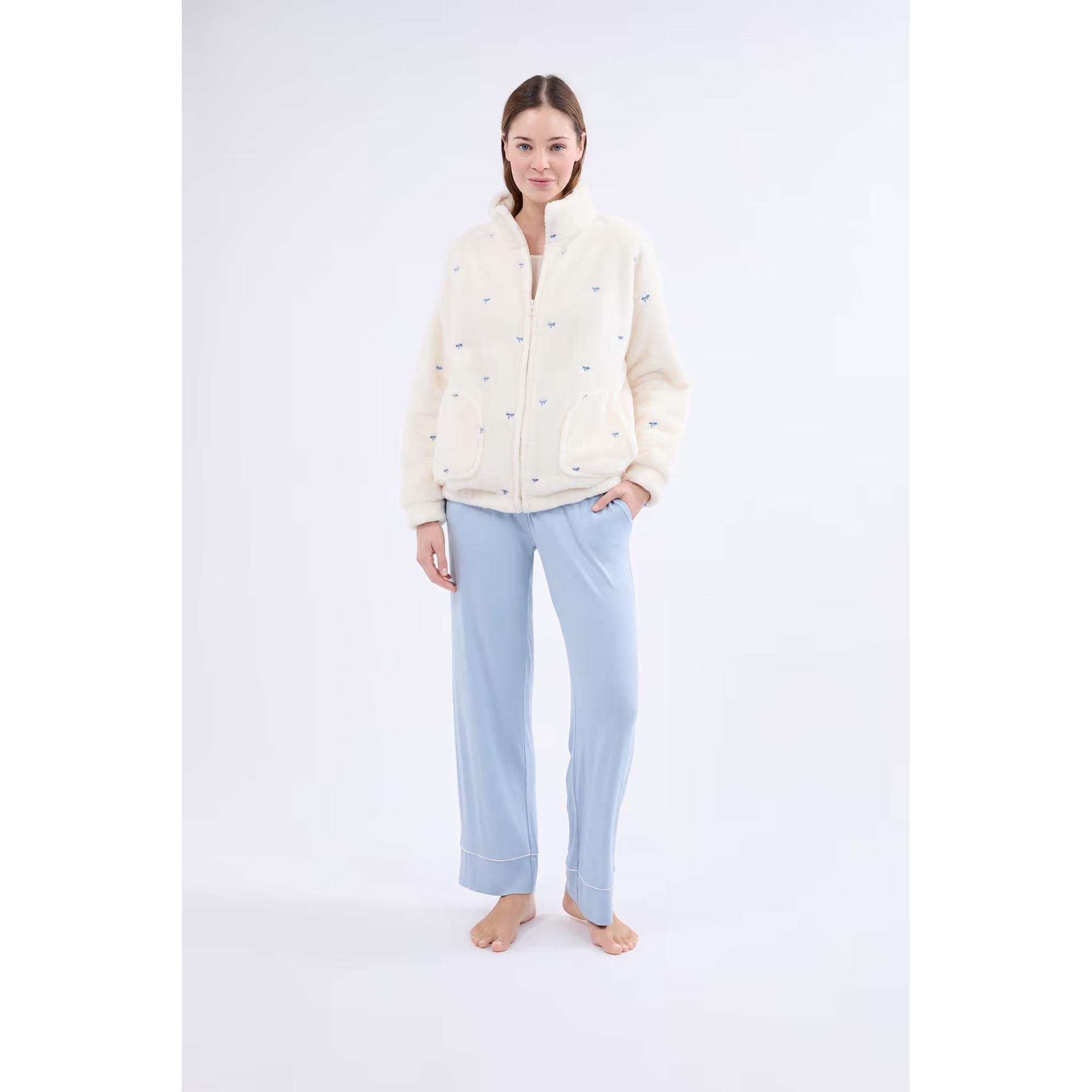 Etam Gilet Polaire Motif Nœud  