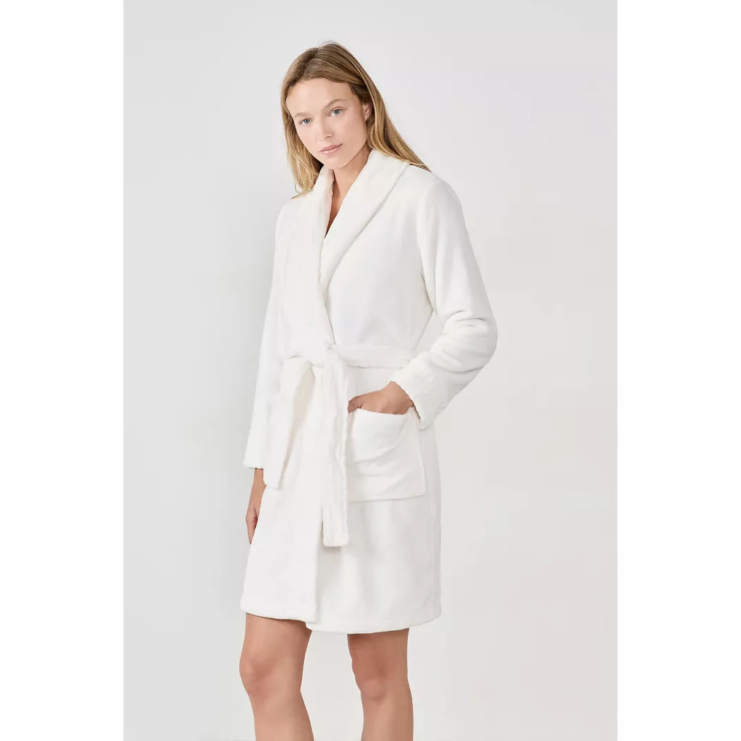 Etam Kimono Dressing Gown Ecru XS