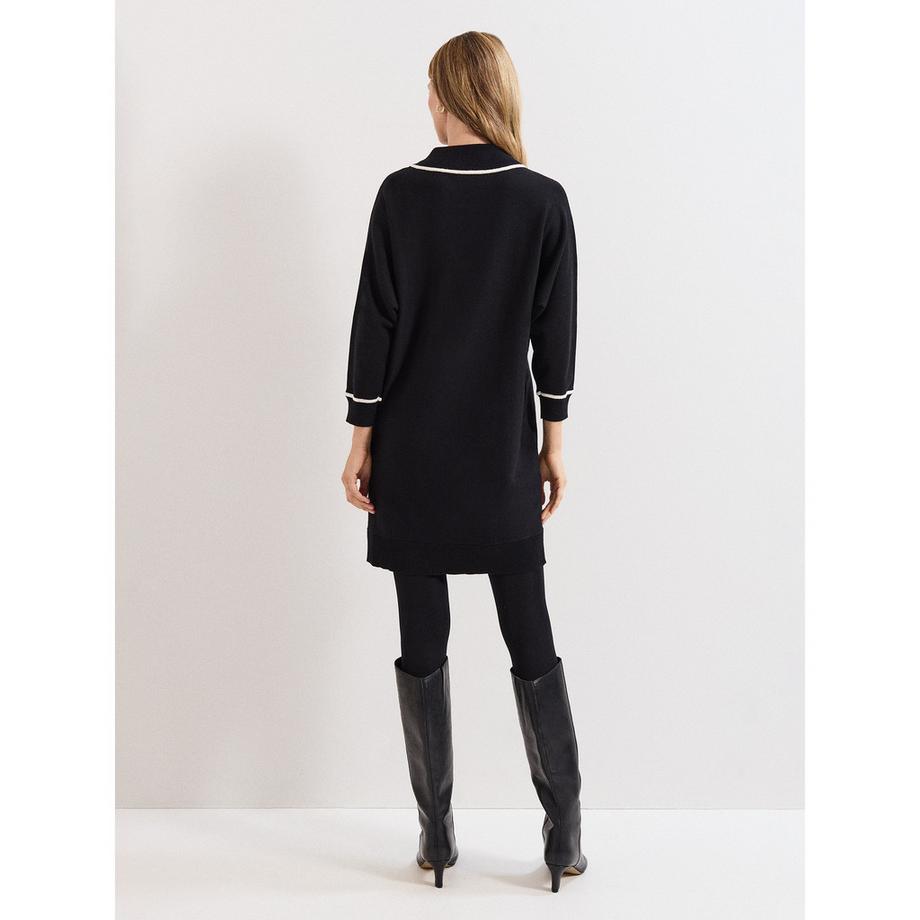 Phase Eight Robe Pull Mini Hallie Col Montant  