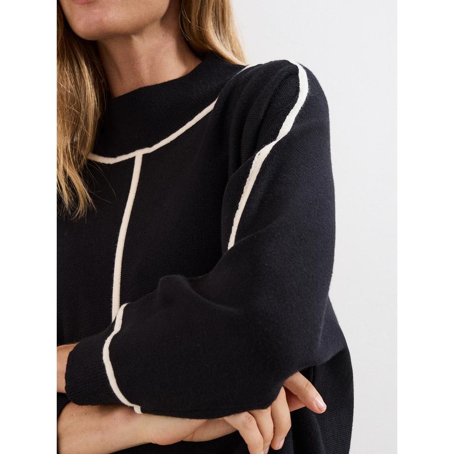 Phase Eight Robe Pull Mini Hallie Col Montant  