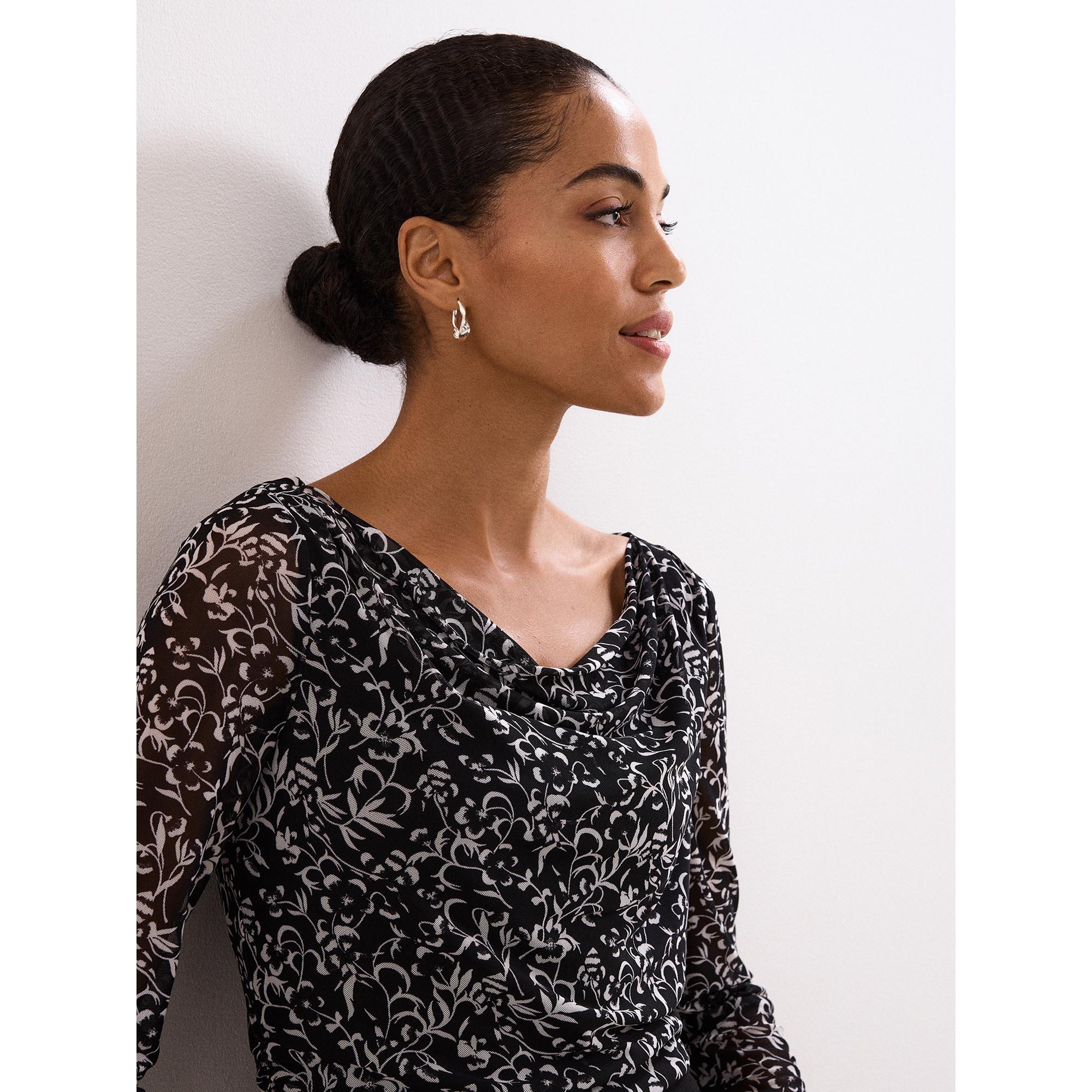 Phase Eight Tammy Imprimé Floral Manches Longues Top  