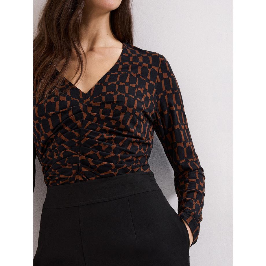 Phase Eight Senita Maglione a Maniche Lunghe Fantasia  