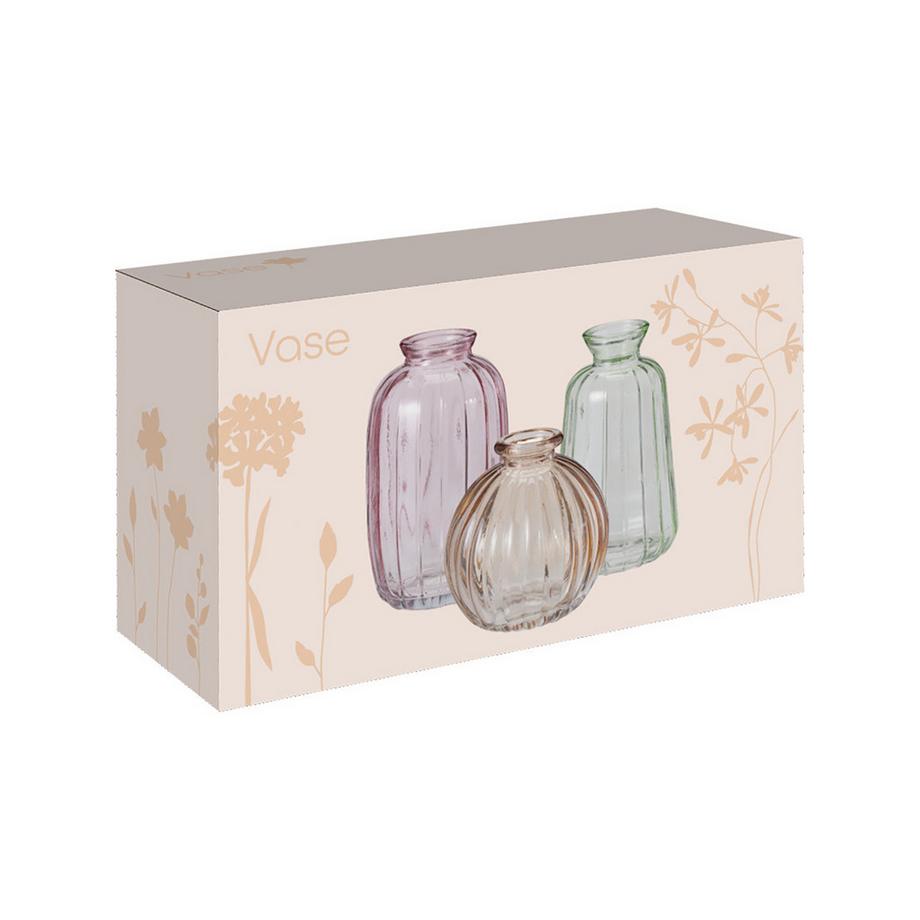  Vase en verre Vasen 3er Set 